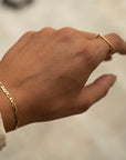 14k Gold Figaro Bracelet