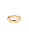 14k Gypsy Set Diamond Ring