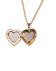 Gold Filled Diamond Heart Locket H15S