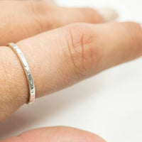 Silver Stackable Ring Set of 3