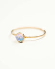 Tiny Gold Opal Ring, Gold Opal Ring, Natural Opal Ring, 3mm Opal Ring, Handmade Opal Ring, Dainty Opal Ring, Gemstone Ring, Simple Opal Ring