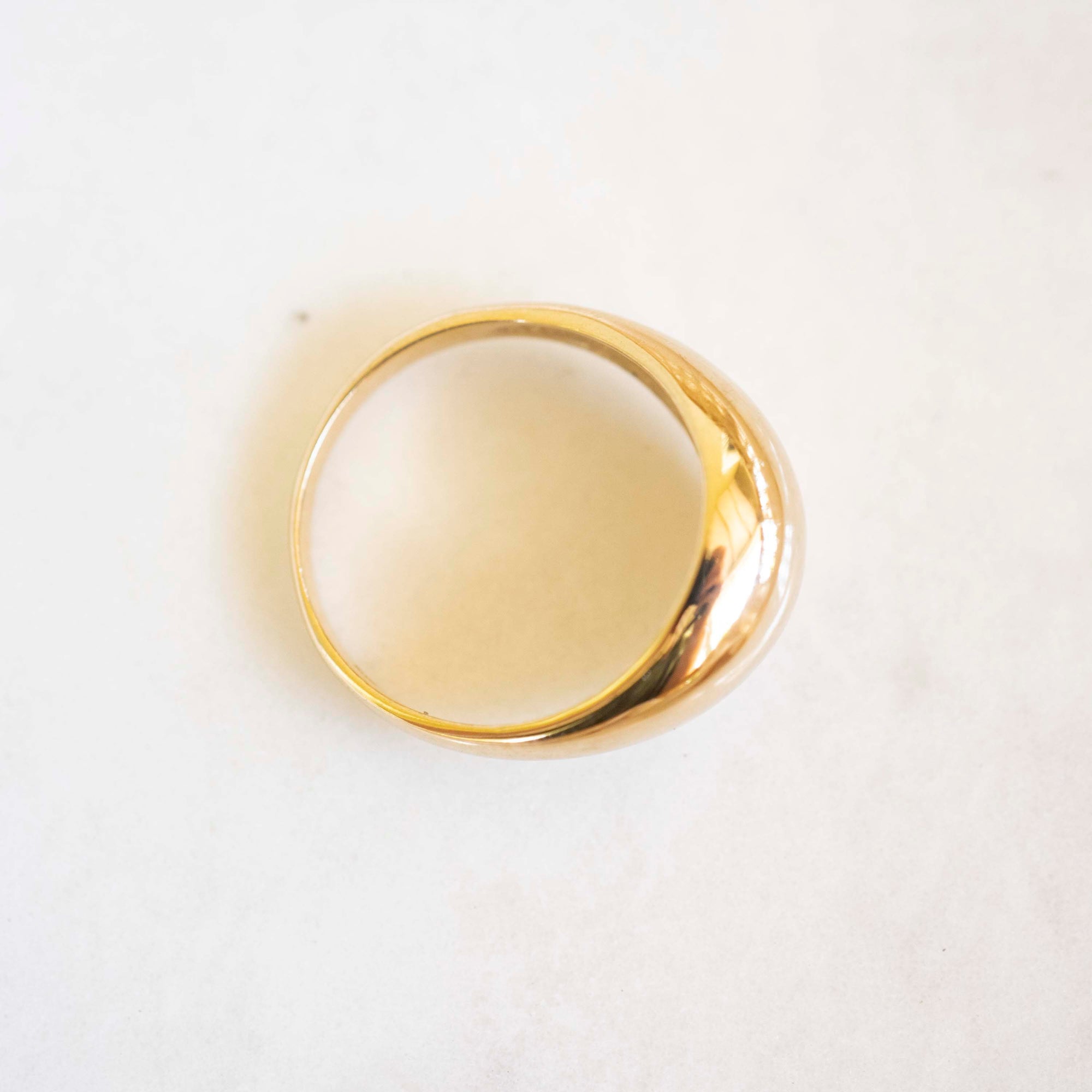 14k Solid Gold Dome Ring | Gold Dome ring | 14k Solid Gold Ring | Wedding Ring | Gold Round Ring | 14k Gold Smooth Ring | 14k Gold Bold Ring