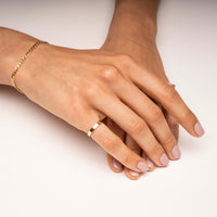 14k Solid Gold 3mm Ring | Gold Ring, 14k Solid Gold Ring, Wedding Ring, Cute Gold Ring, 14k Gold Smooth Ring, 14k Gold Signet
