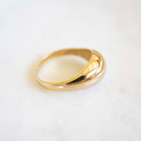 14k Solid Gold Dome Ring | Gold Dome ring | 14k Solid Gold Ring | Wedding Ring | Gold Round Ring | 14k Gold Smooth Ring | 14k Gold Bold Ring