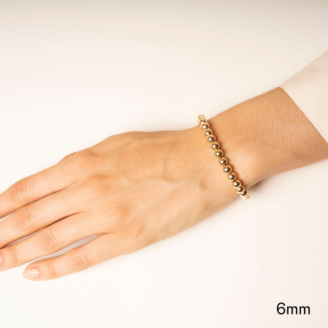 Gold Beaded Bracelet | 14k Gold Bracelet, Simple Gold Bracelet, Bracelet Beaded, Beaded Bracelet, Holiday Gift, Gift for Her, Holiday, Gift