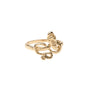 14k Gold Serpent Ring