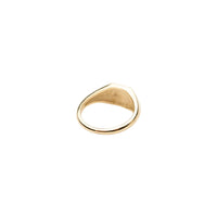 14k Gold Geometric Signet Ring