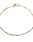 Gold Dapped Bar Bracelet