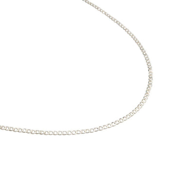 Silver Curb Link Necklace