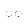 Gold Filled Dot Endless Hoops