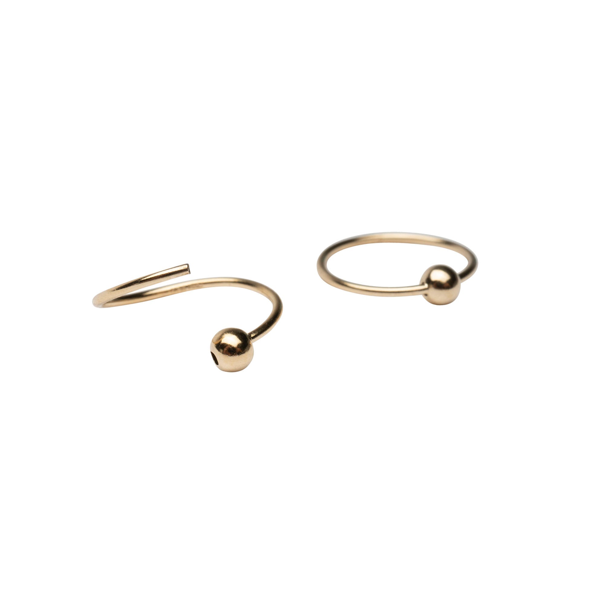 Gold Dot Endless Hoops