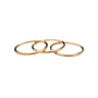 Bold Stackable Ring | Set of 3