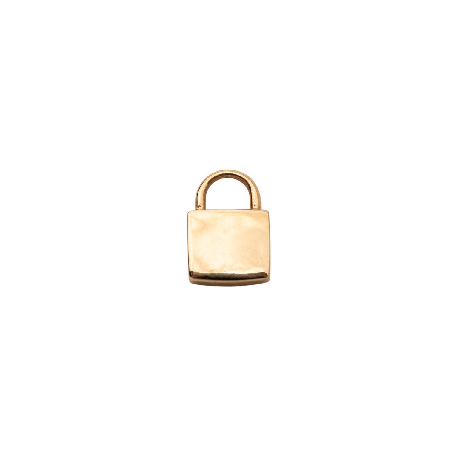 14k Padlock Necklace