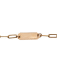 Gold Rectangle ID Bracelet