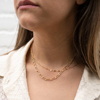 Gold Orbit Necklace