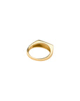 14k Gold Rectangle Signet Ring