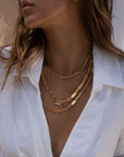 Gold Rectangle XL Necklace