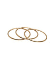 Gold Stackable Ring Set of 3