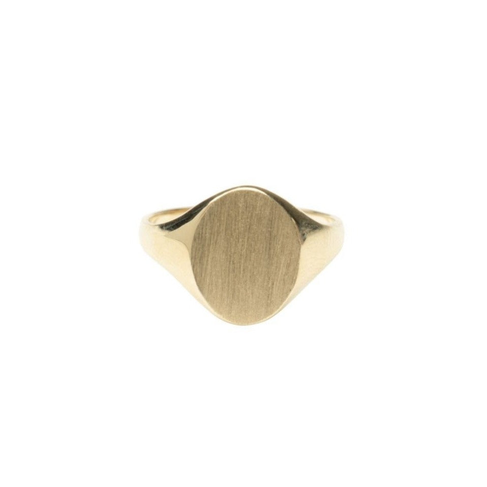 14k Gold Signet Ring