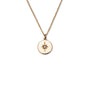 14k Starburst Diamond Necklace