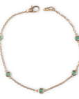 14k Emerald Yard Bracelet | .33 CTW