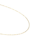 Gold Initial Rectangle Necklace